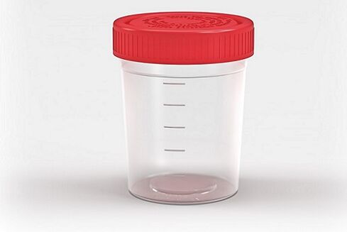 Conteneur pour tester les parasites