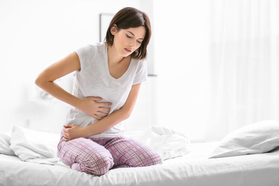 Douleur abdominale comme symptôme de la présence de parasites